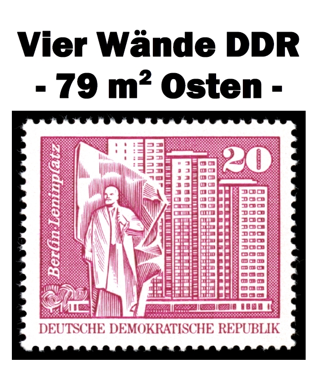 Plakat Vier Wände DDR